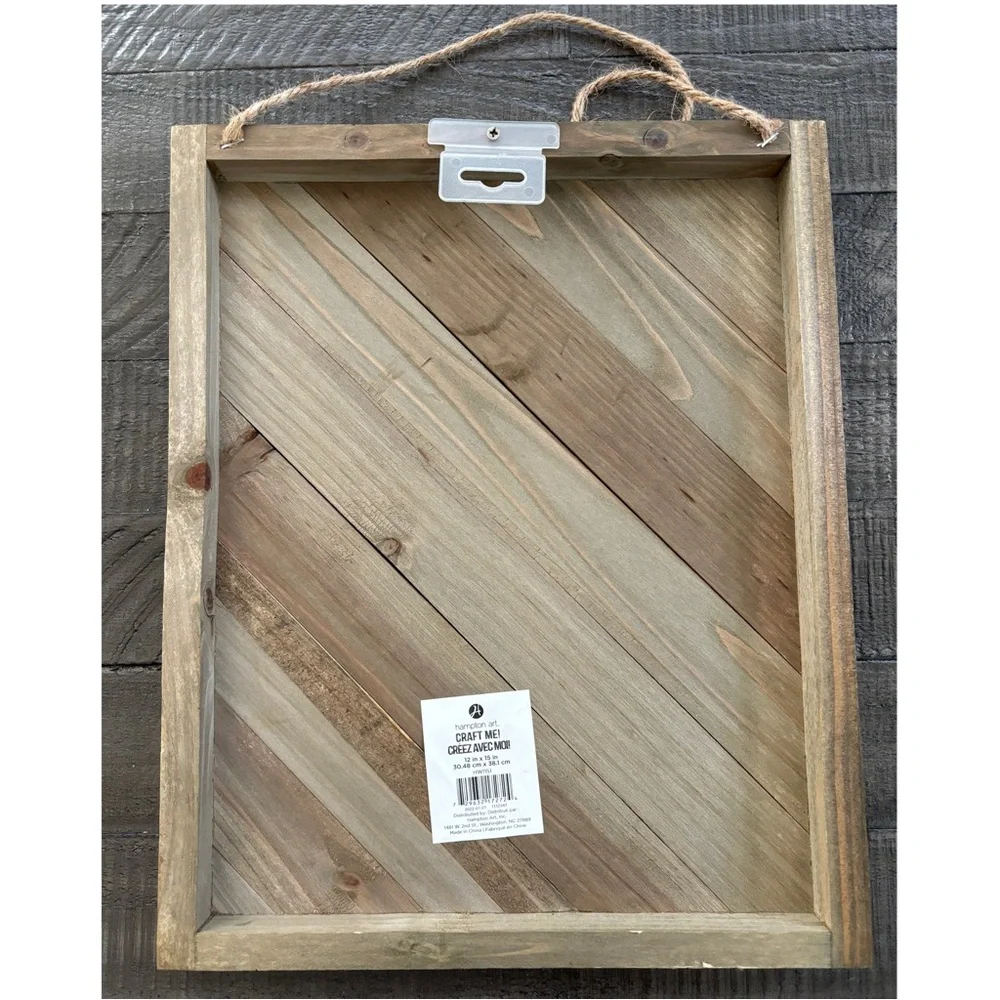 DIY Wood Craft Supply Bundle Rustic Plaques Shadow Boxes Veneer Sheets OS NWT - Picture 5 of 12